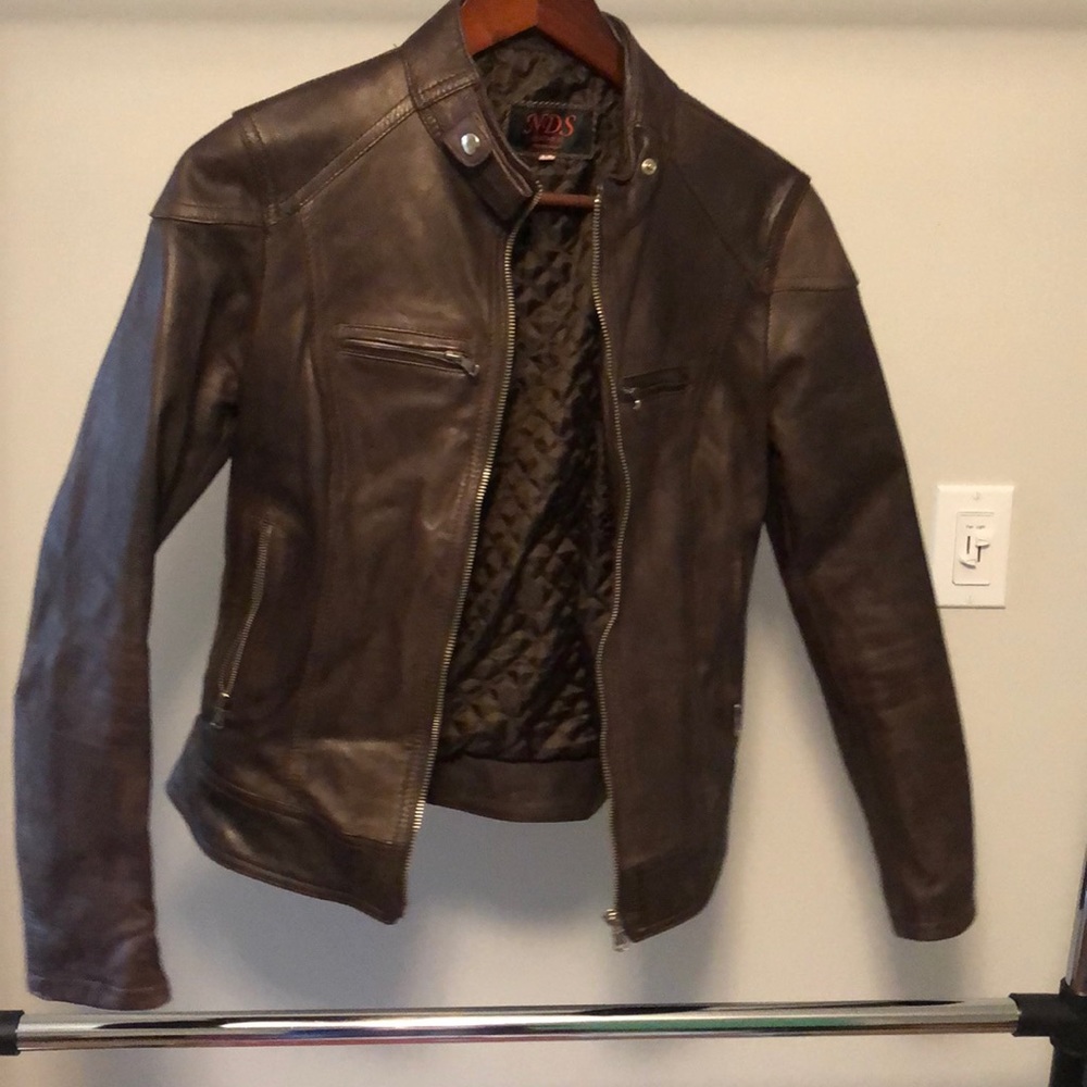 Genuine leather Italian jacket